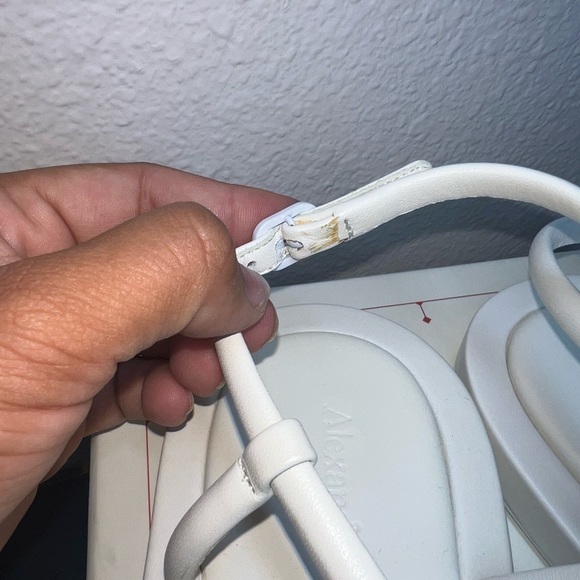 ALEXANDER MCQUEEN Cross Over Open Toe Strap Sandals - Picture 6 of 9